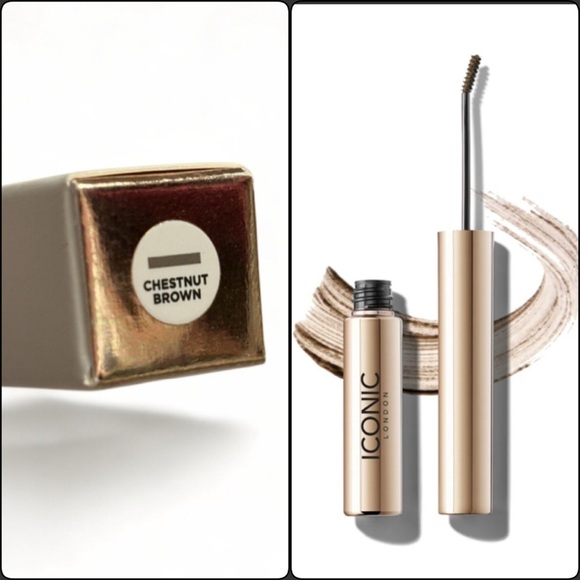 4/$20 Iconic London Tint and Texture Brow Perfecting Gel Chestnut Brown - Picture 3 of 4